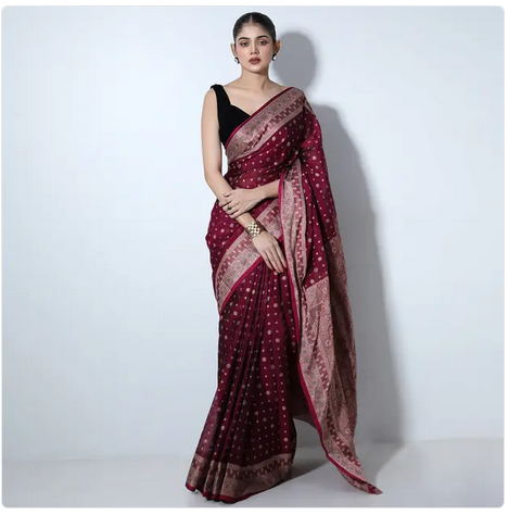 Light green Cotton Saree